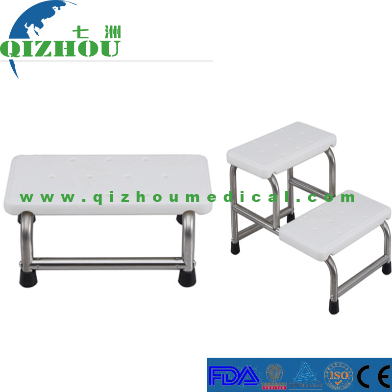 Stainless Steel ABS Non-Slip Single-Layer / Double-Layer Step Footstool For Beauty Salon & Hospital